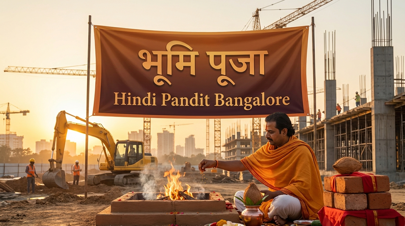Bhumi Puja Bangalore plot blessing ritual in Whitefield