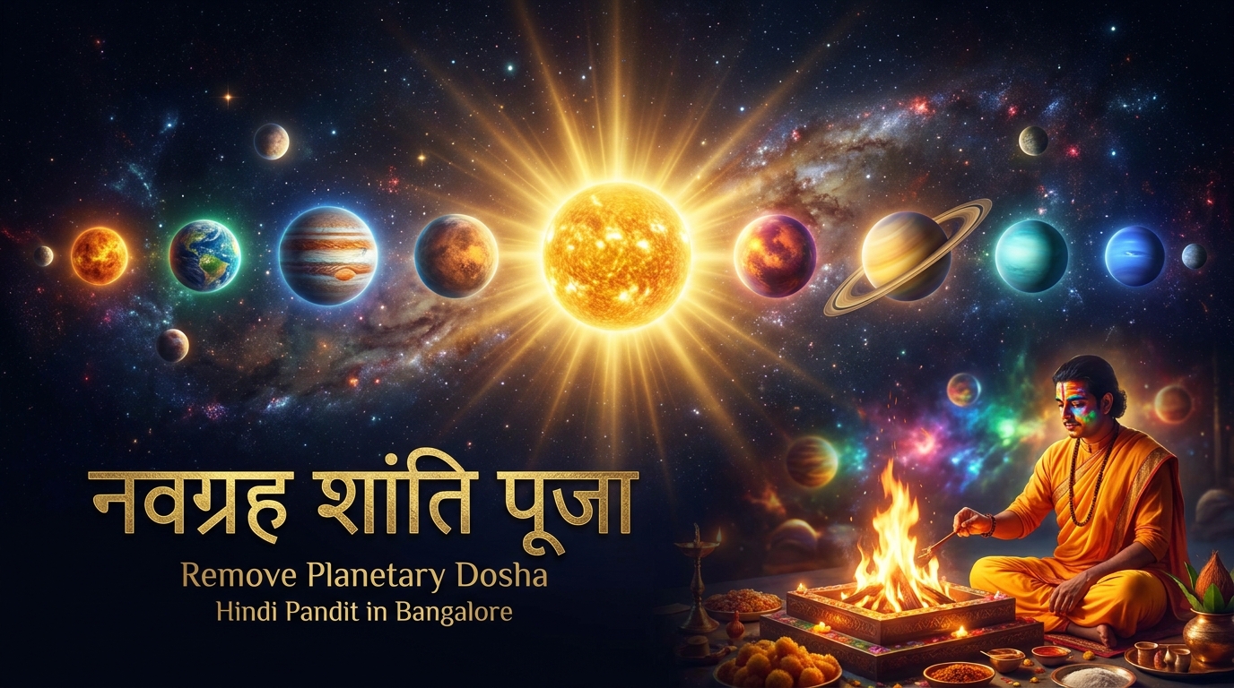 Navagrah Shanti Puja Bangalore graha shanti ritual in Hebbal